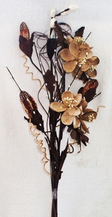 bouquet tige florale art deco