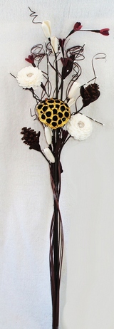 bouquet tige florale art deco