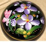coffret peint pour fleur de savon sculptée artisanalement fleur artificielle, coffret laqué