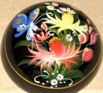 coffret peint pour fleur de savon sculptée artisanalement fleur artificielle, coffret laqué