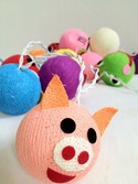 Guirlande Boule Coton Lumineuse Fantaisie Cartoon