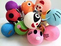 Guirlande Boule Coton Lumineuse Fantaisie Cartoon