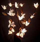 bouquet Art Deco lumineux