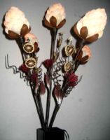 bouquet Art Deco lumineux