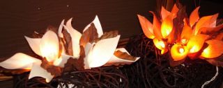 FLEUR ARTIFICIELLE DECORATIVE LUMINEUSE FLEUR ARTIFICIELLE