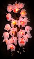 bouquet tige florale artificielle fleur lumineuse
