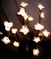 bouquet tige florale artificielle - tige florale decorative lumineuse - fleur artificielle bouquet tige florale artificielle fleur lumineuse