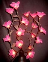 bouquet tige florale artificielle - tige florale decorative lumineuse - fleur artificielle bouquet tige florale artificielle fleur lumineuse