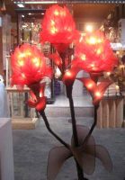 bouquet tige florale artificielle Fleurs Décoratives Lumineuses Mousseline Nylon - modèle bouquet tige florale artificielle fleur lumineuse