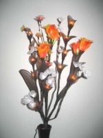 bouquet tige florale artificielle Fleurs Décoratives Lumineuses Mousseline Nylon - modèle bouquet tige florale artificielle fleur lumineuse