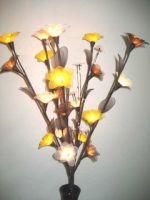 bouquet tige florale artificielle Fleurs Décoratives Lumineuses Mousseline Nylon - modèle bouquet tige florale artificielle fleur lumineuse