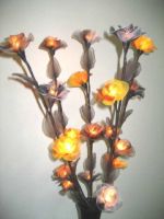 bouquet tige florale artificielle Fleurs Décoratives Lumineuses Mousseline Nylon - modèle bouquet tige florale artificielle fleur lumineuse
