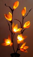bouquet lumineux tige florale - Fleur decorative lumineuse - modèle bouquet Art Deco lumineux
