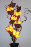 bouquet lumineux tige florale - Fleur decorative lumineuse - modèle bouquet Art Deco lumineux
