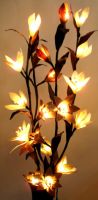 bouquet lumineux tige florale - Fleur decorative lumineuse - modèle bouquet Art Deco lumineux