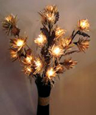 bouquet lumineux tige florale - Fleur decorative lumineuse - modèle bouquet Art Deco lumineux