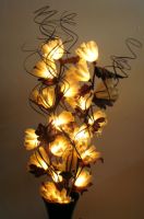 bouquet lumineux tige florale - Fleur decorative lumineuse - modèle bouquet Art Deco lumineux
